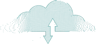 Cloud-native development and integration icon